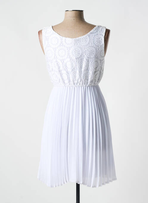 Robe mi-longue blanc C.M.P 55 pour femme