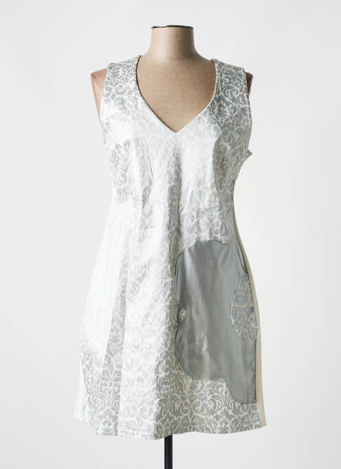 Robe mi-longue blanc NANA BAILA pour femme