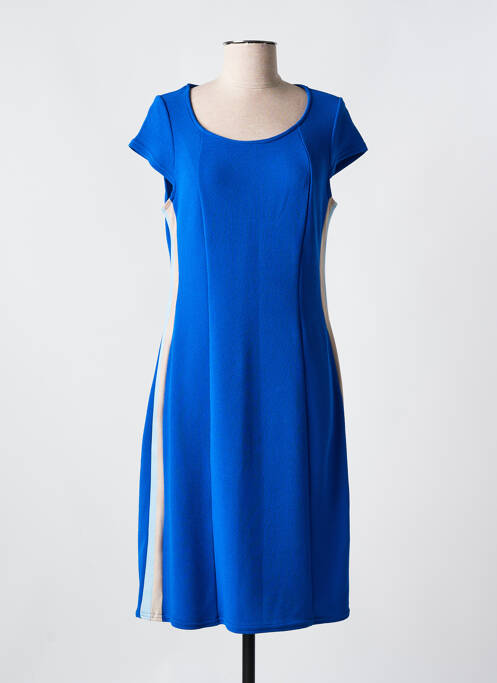 Robe mi-longue bleu ROMEO POUR JULIETTE pour femme