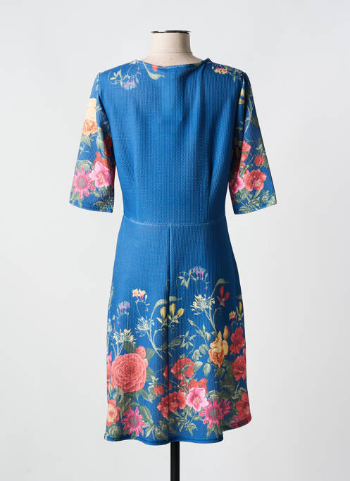 Robe mi-longue bleu ROMEO POUR JULIETTE pour femme