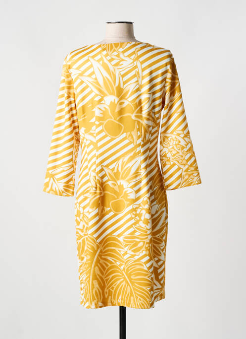 Robe mi-longue jaune FOR HER PARIS pour femme