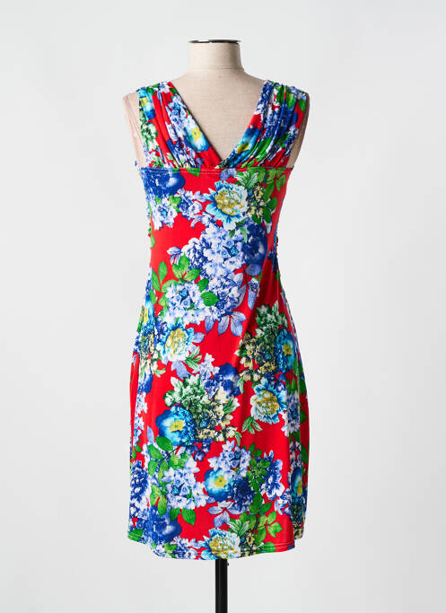 Robe mi-longue rouge ROMEO POUR JULIETTE pour femme