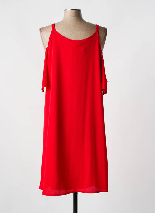 Robe mi-longue rouge ROMEO POUR JULIETTE pour femme