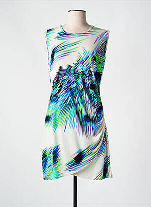 Robe courte vert ELL'A pour femme