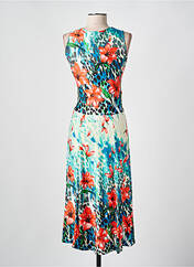 Robe longue vert PARISIENNE pour femme seconde vue