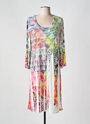 Robe mi-longue vert PARISIENNE pour femme seconde vue