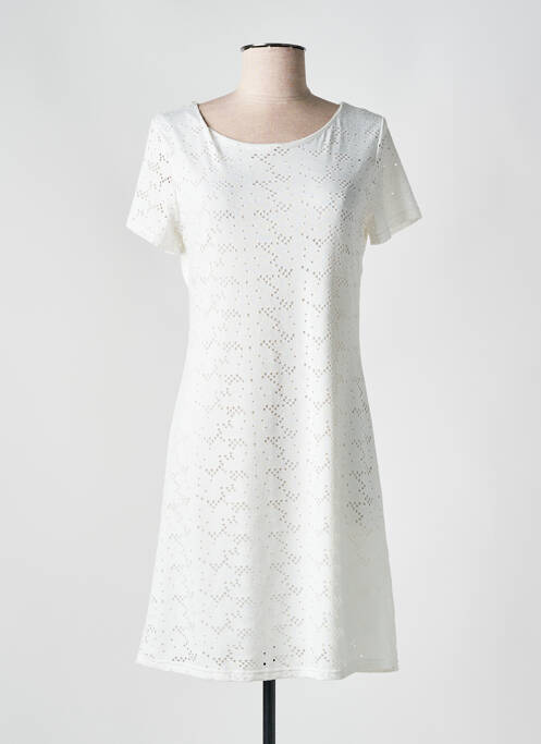Robe courte blanc ROMEO POUR JULIETTE pour femme