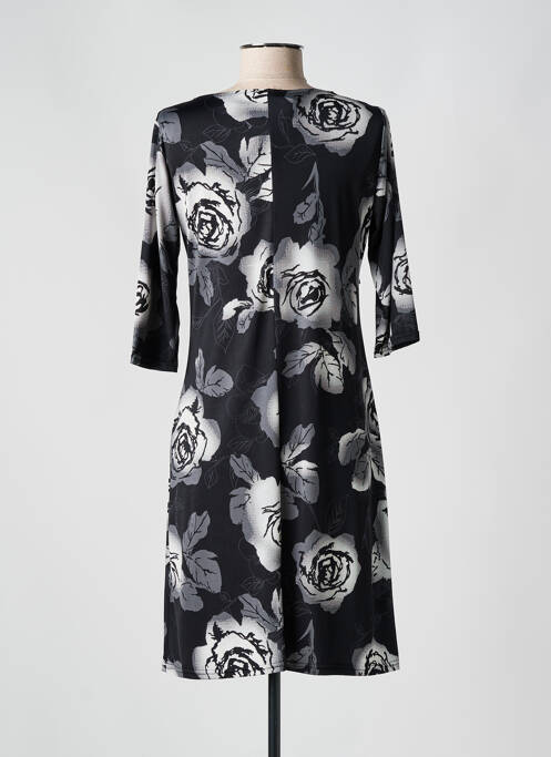 Robe mi-longue noir ROMEO POUR JULIETTE pour femme