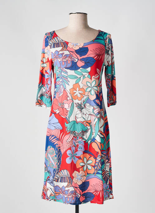 Robe mi-longue rouge ROMEO POUR JULIETTE pour femme