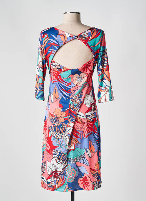 Robe mi-longue rouge ROMEO POUR JULIETTE pour femme