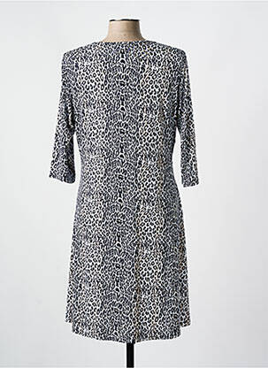 Robe mi-longue manches 3/4 manches 3/4 noir ROMEO POUR JULIETTE femme