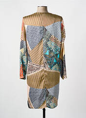 Robe mi-longue marron DIS MOI pour femme seconde vue