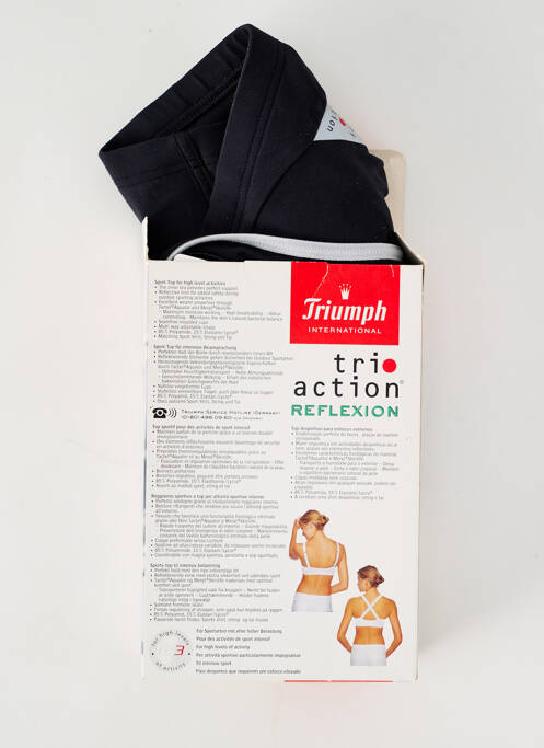 Soutien-gorge noir TRIUMPH pour femme