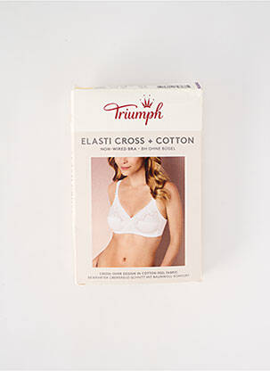 Soutien-gorge sans armature haut soutien-gorge emboitant blanc TRIUMPH femme