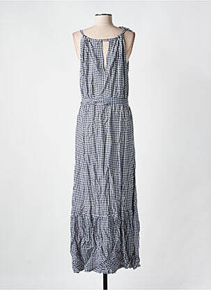 Robe longue sans manche sans manche bleu CYELL femme