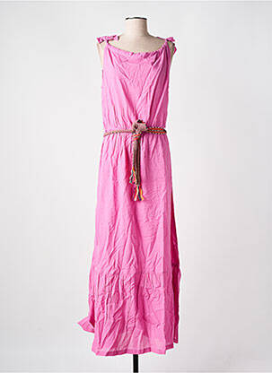 Robe longue sans manche sans manche rose CYELL femme