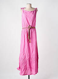 Robe longue sans manche sans manche rose CYELL femme