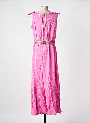 Robe longue sans manche sans manche rose CYELL femme