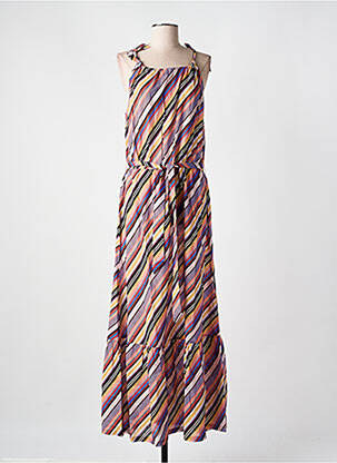 Robe longue sans manche sans manche violet CYELL femme