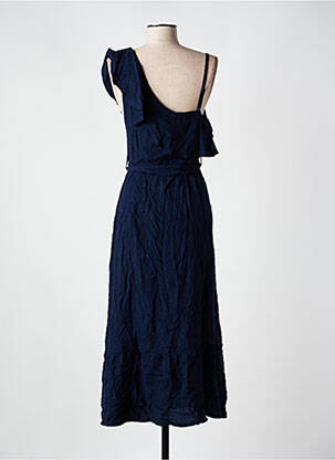 Robe mi-longue sans manche sans manche bleu CYELL femme