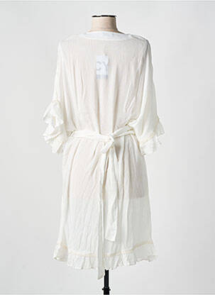 Robe de plage coupe cintrée blanc CYELL femme