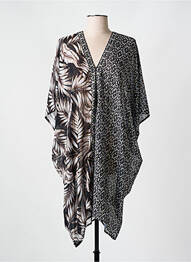 Robe de plage tissage crêpe noir MIRACLESUIT femme