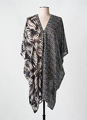 Robe de plage tissage crêpe noir MIRACLESUIT femme
