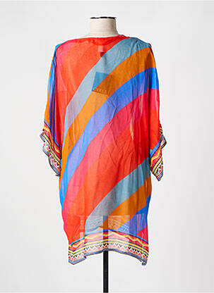 Robe de plage tissage crêpe orange CYELL femme