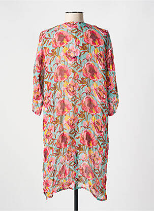 Robe de plage tissage crêpe vert CYELL femme