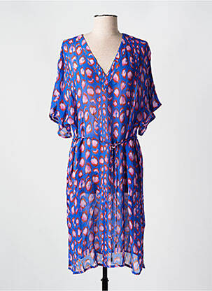 Robe de plage coupe cintrée bleu CYELL femme