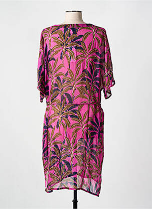 Robe de plage coupe cintrée rose CYELL femme