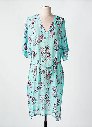 Robe de plage coupe cintrée bleu CYELL femme