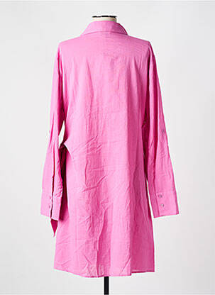 Robe mi-longue manches longues manches longues rose CYELL femme