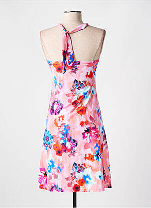 Robe courte sans manche sans manche rose CYELL femme