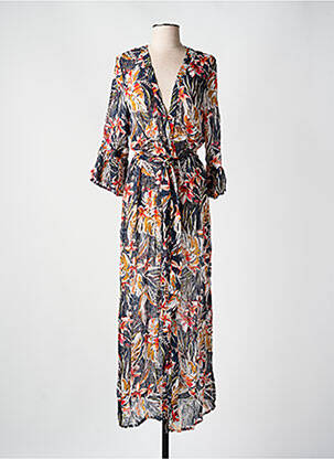Veste kimono légère et transparente noir CYELL femme