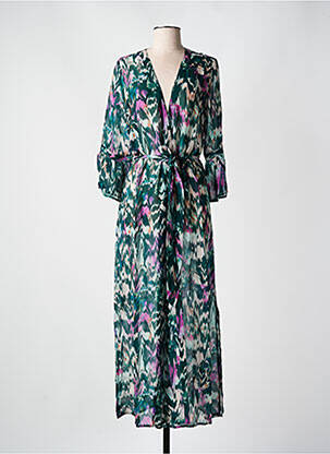 Veste kimono légère et transparente vert CYELL femme
