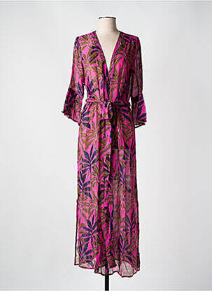 Veste kimono légère et transparente violet CYELL femme