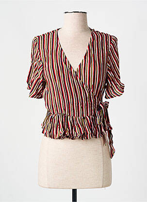 Top manches courtes manches courtes rouge CYELL femme