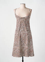 Robe mi-longue marron CYELL pour femme seconde vue