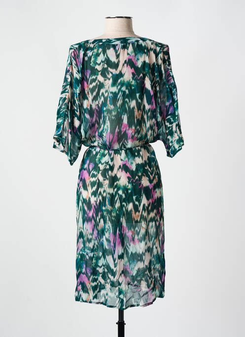 Robe de plage coupe cintrée vert CYELL femme