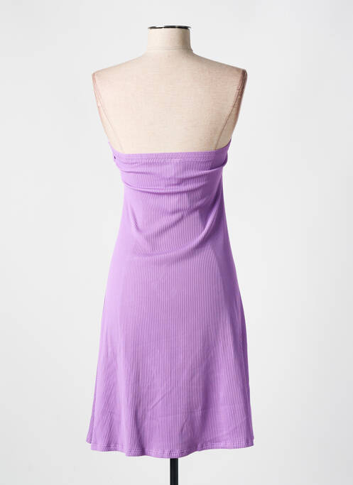 Robe courte violet CYELL pour femme