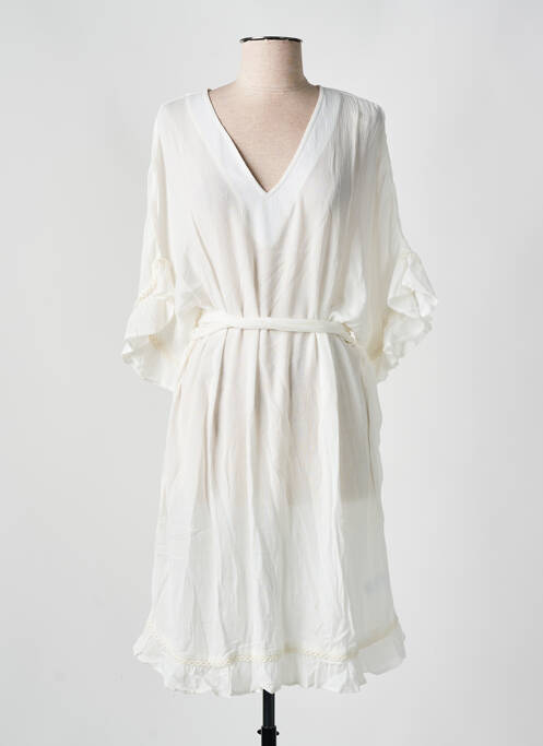 Robe de plage blanc CYELL pour femme