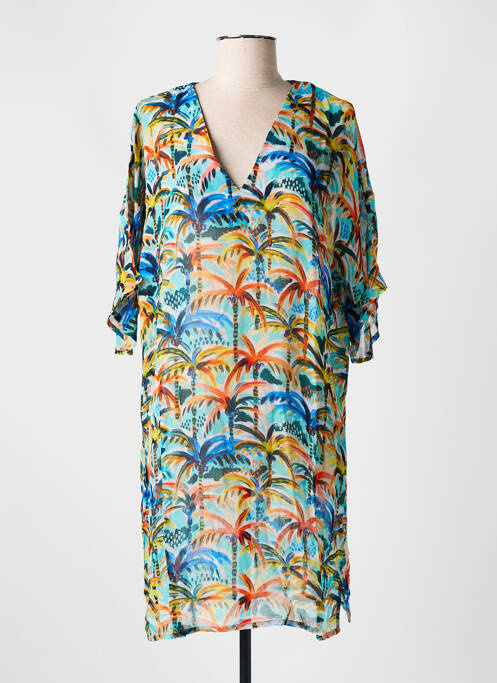 Robe de plage bleu CYELL pour femme