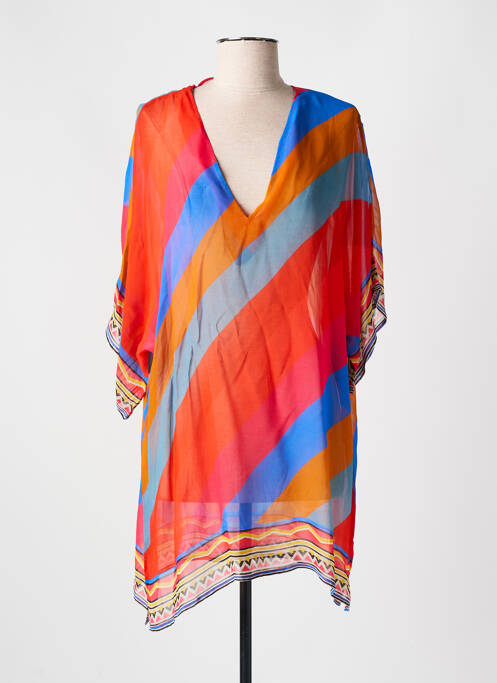 Robe de plage orange CYELL pour femme