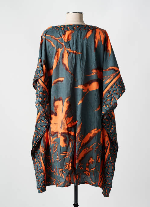 Robe de plage orange MIRADONNA pour femme