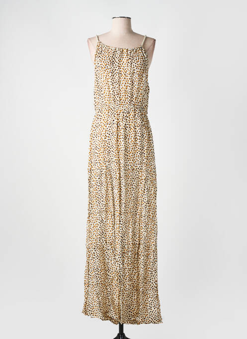 Robe longue marron CYELL pour femme