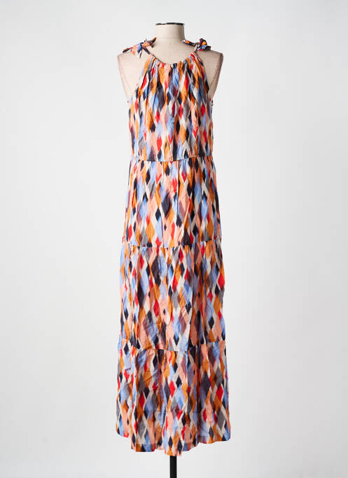 Robe longue orange CYELL pour femme