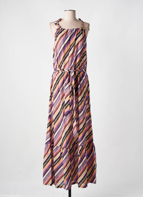 Robe longue violet CYELL pour femme