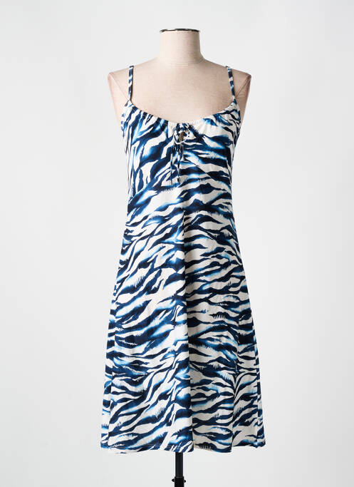 Robe mi-longue bleu CYELL pour femme