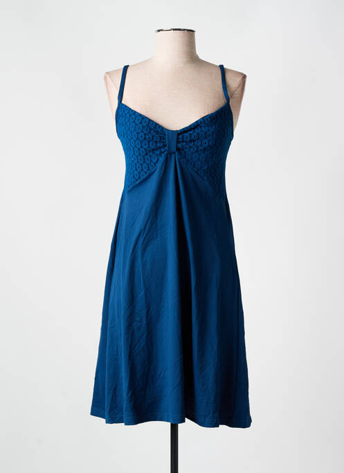 Robe mi-longue bleu CYELL pour femme